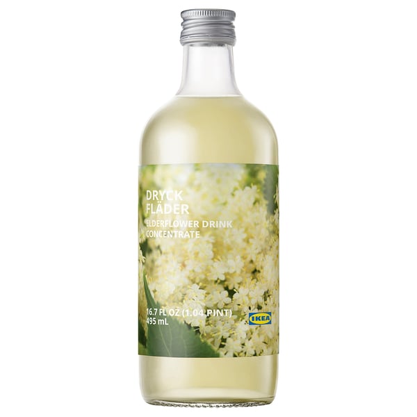 DRYCK FLÄDER Jarabe de flor de saúco, 17 oz