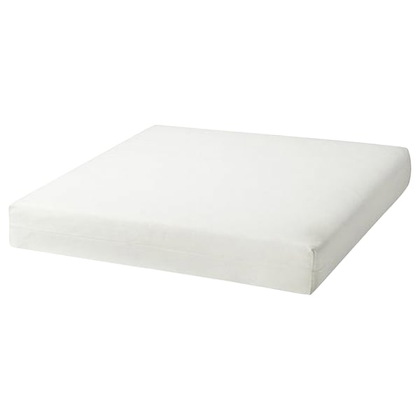 DUVHOLMEN Cojín interior asiento, exterior blanco, 31 1/2x31 1/2 "