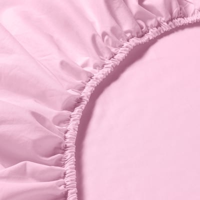DVALA Sábana ajustable, rosado, Tamaño queen