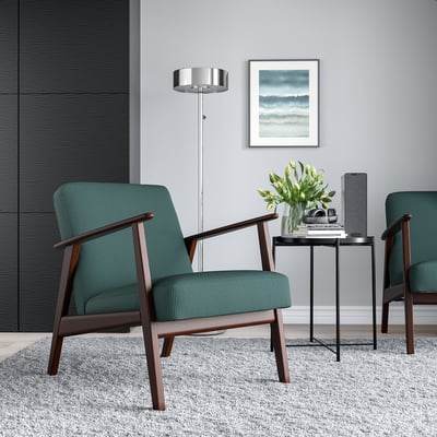 EKENÄSET Sillón, Kelinge gris turquesa