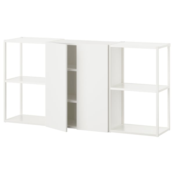 ENHET Combinación de almacenaje, blanco, 60x12 3/4x30 "