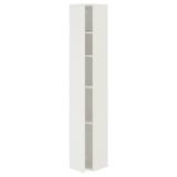 ENHET Gabinete alto+puerta, blanco, 12x12 5/8x72 "