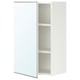 ENHET Gabinete de espejo+1 puerta, blanco, 18x12 3/4x30 "