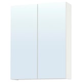 ENHET Gabinete de espejo+puertas, blanco, 24x6 5/8x30 "