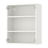 ENHET Gabinete de pared+2 estantes, blanco, 24x12x30 "
