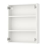 ENHET Gabinete de pared+2 estantes, blanco, 24x6x30 "