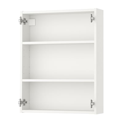 ENHET Gabinete de pared+2 estantes, blanco, 24x6x30 "