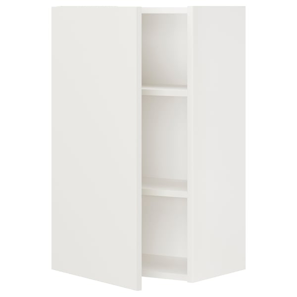 ENHET Gabinete de pared+2 estantes/puerta, blanco, 18x12 3/4x30 "