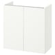 ENHET Mueble para baño+puertas, blanco, 24x12 5/8x24 "