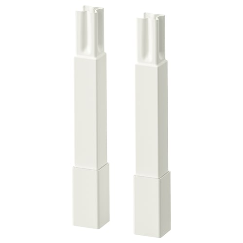 ENHET Patas para armazón, blanco, 4 1/2 "