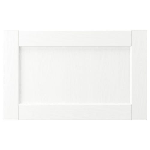 ENKÖPING Frente de cajón, blanco efecto madera, 24x15 "