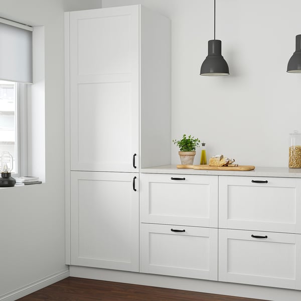 ENKÖPING Puerta, blanco efecto madera, 18x30 "