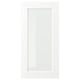 ENKÖPING Puerta de vidrio, blanco efecto madera, 15x30 "