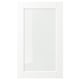 ENKÖPING Puerta de vidrio, blanco efecto madera, 18x30 "