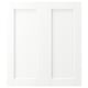 ENKÖPING Puerta gabinete bajo esquina, 2pz, blanco efecto madera, 13x30 "