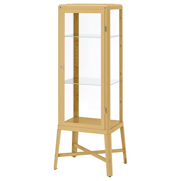 FABRIKÖR Vitrina, amarillo oscuro, 22 1/2x59 "
