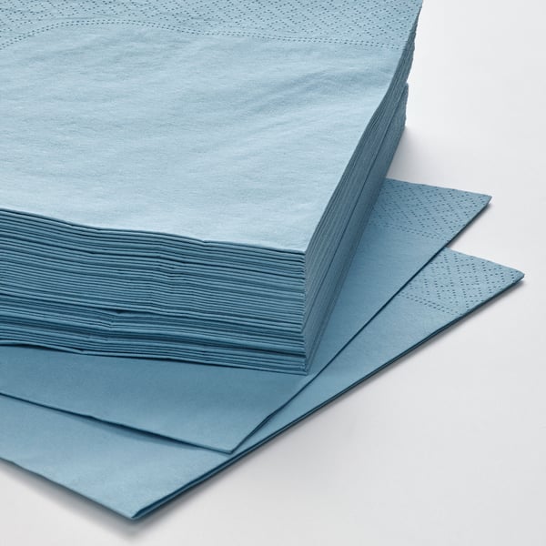 FANTASTISK Servilleta de papel, gris-azul, 15 ¾x15 ¾ "