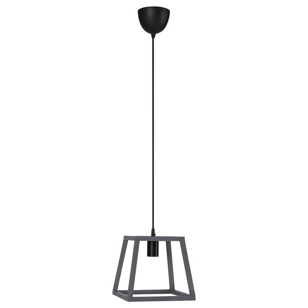 FELSISK Lámpara colgante, madera gris, 10 "