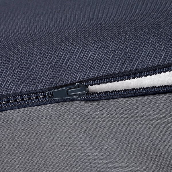 FINNALA Funda para reposapiés+almacenaje, Orrsta negro-azul