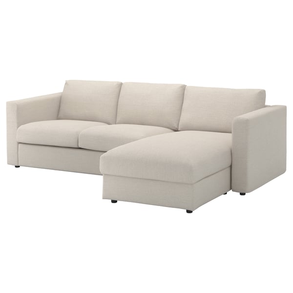 FINNALA Módulo seccional, 4 plazas, Gunnared beige