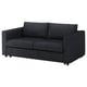 FINNALA Sofá cama, Tallmyra negro/gris