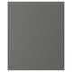 FÖRBÄTTRA Panel lateral, gris oscuro, 25x30 "