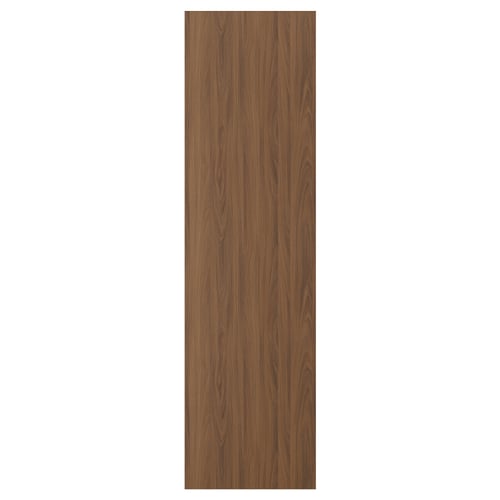 FÖRBÄTTRA Panel lateral, marrón efecto de nogal, 25x90 "