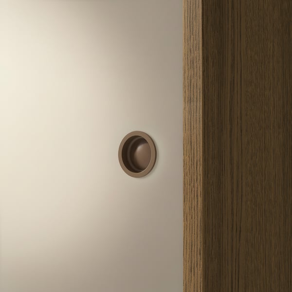 FÖRSÄLJARE Bufetera, beige oscuro madera/beige claro, 55x17 7/8x30 3/4 "