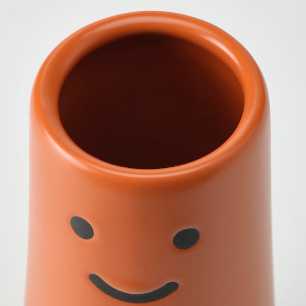 FRÖVÄXT Florero, marrón anaranjado, 5 ½ "