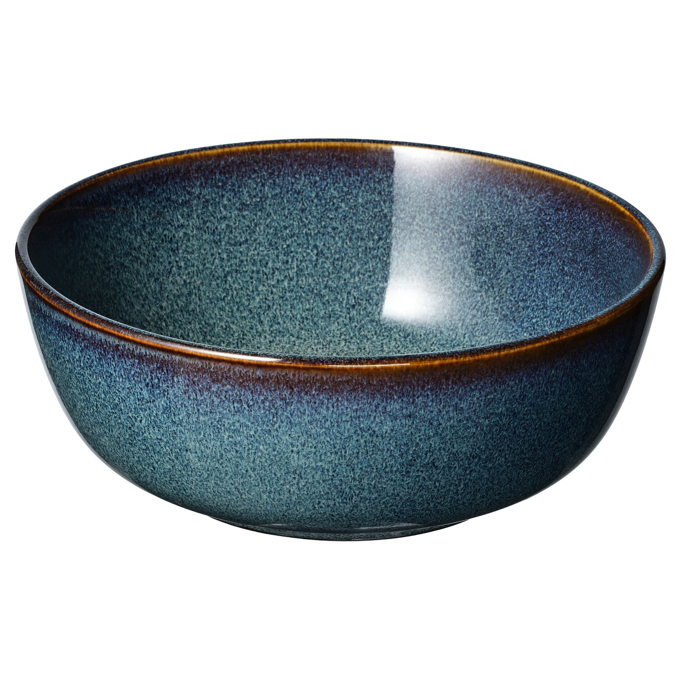 GLADELIG Tazón, azul, 5 ½ "
