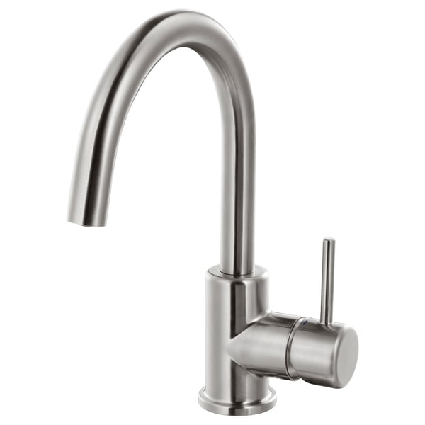 GLYPEN Grifo de cocina, efecto acero inoxidable