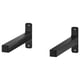 GRANHULT Escuadra, negro, 11 ¾x4 ¾ "