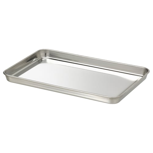 GRILLTIDER Bandeja para servir, acero inoxidable, 11 ¾x7 ¾ "