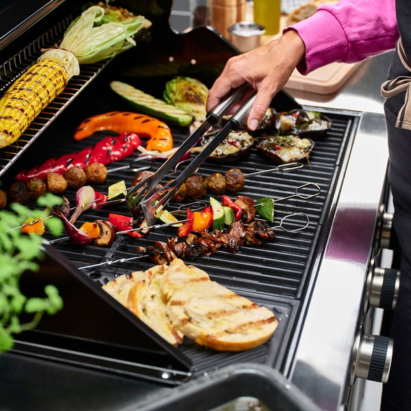 GRILLTIDER Brocheta, acero inoxidable, 12 "