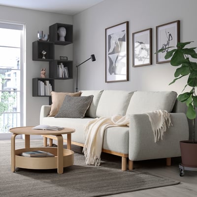 GRUNNARP Sofá cama, Gunnared beige