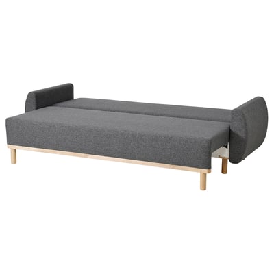 GRUNNARP Sofá cama, Gunnared gris intermedio