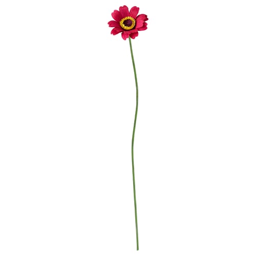 GULDSPETT Flor artificial, papel/Dalia rosado oscuro, 19 ¾ "