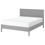 GULLABERG Base de cama, gris, Tamaño queen