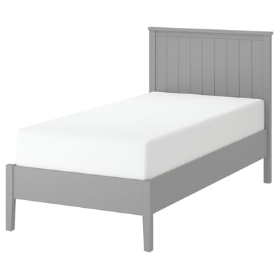 GULLABERG Base de cama, gris, Tamaño twin