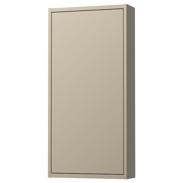 HAVBÄCK Gabinete de pared+puerta, beige, 18x6x37 "