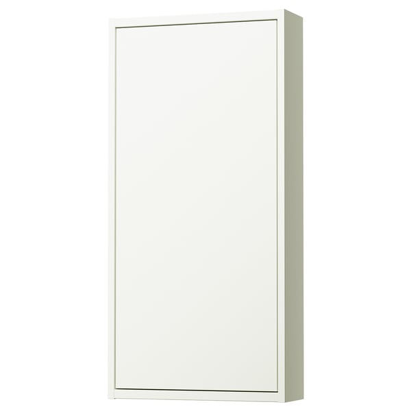 HAVBÄCK Gabinete de pared+puerta, blanco, 18x6x37 "