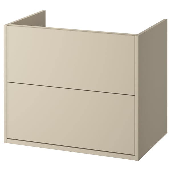 HAVBÄCK Mueble para baño+cajones, beige, 30x21x25 1/8 "