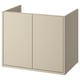 HAVBÄCK Mueble para baño+puertas, beige, 30x21x25 1/8 "