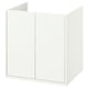 HAVBÄCK Mueble para baño+puertas, blanco, 24x21x25 1/8 "