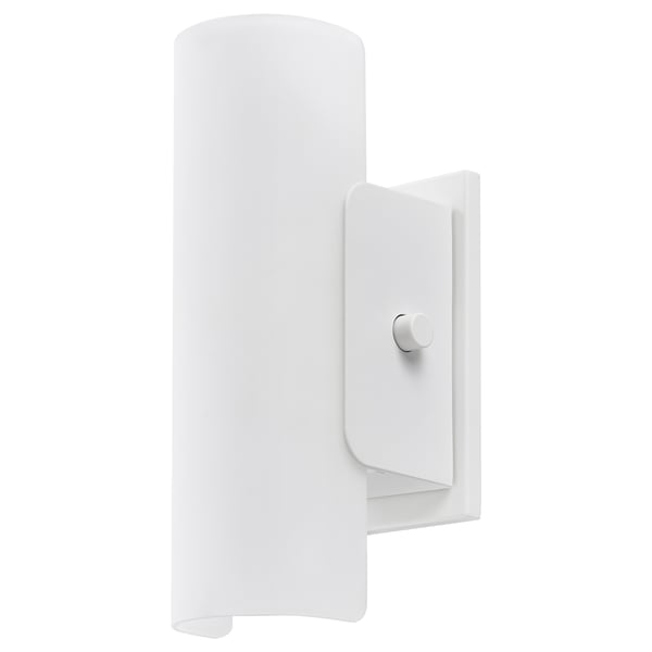 HAVSDUN Aplique LED, regulable blanco/vidrio esmerilado blanco