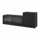 HAVSTA Combinación de almacenaje para TV, negro, 94 7/8x18 1/2x35 "
