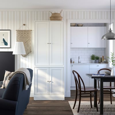 HAVSTA Gabinete, blanco, 31 7/8x13 3/4x48 3/8 "
