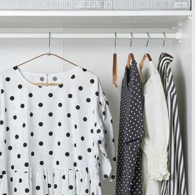 HÖSVANS Gancho para ropa, bambú