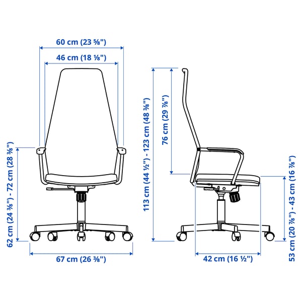 HUVUDSPELARE Sillón para gaming, negro
