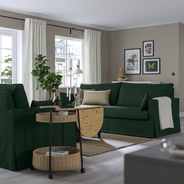 HYLTARP Sofá, Tallmyra verde oscuro